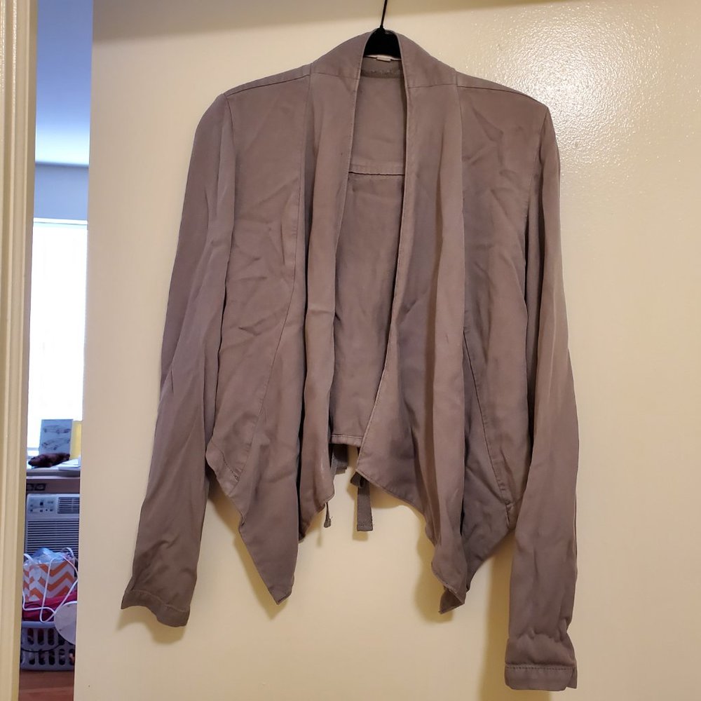 Drape Front Jacket - Picture 2 of 3